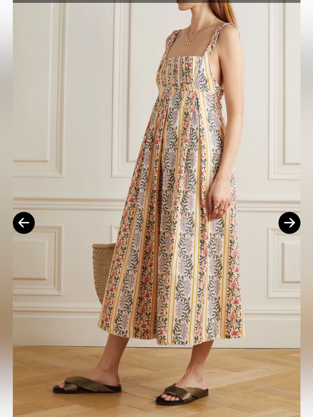 Augua by Augua Bendita Hortensia Midi Dress